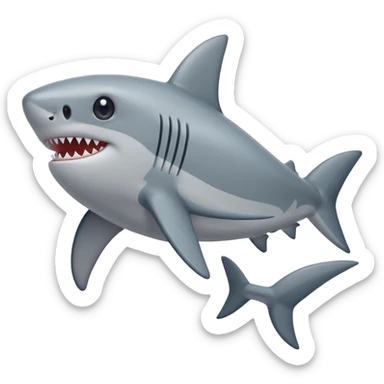 Little shark sticker