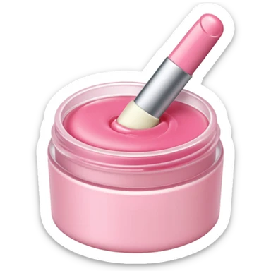 Rose vanilla lipbalm sticker