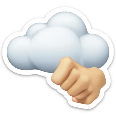 Fight cloud sticker