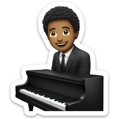 Pianist  sticker