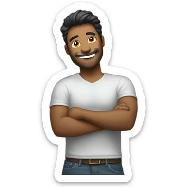 hombre saltando feliz mucho money dinero sticker