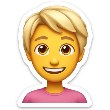 Emoji with a flirty wink sticker