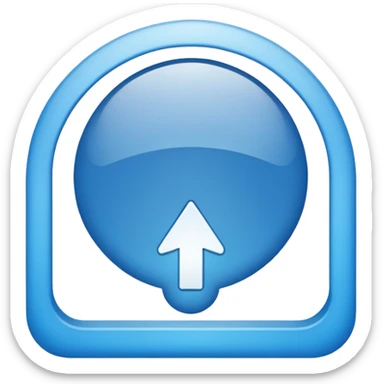 upload icon for site navigation. sticker