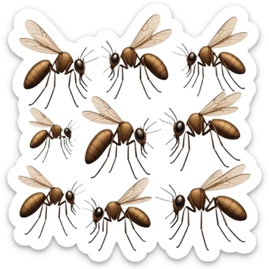 Mosquitoes pics sticker
