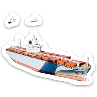 Абстрактная композиция из молекулярной структуры, графика и простых формул без символов, элементы парят рядом друг с другом, создавая ощущение исследования. sticker