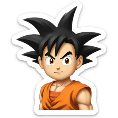 goku-dragonball-cute-face sticker