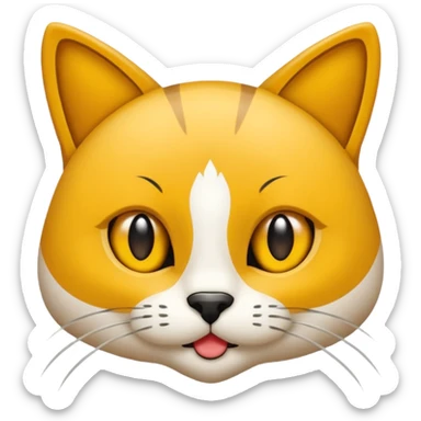 Elinde bicak olan caliko cinsi bir kedi tasma vs hiç bir sey olmasın üstünde bıçağı elinde tutsun gözleride bal rengi sticker