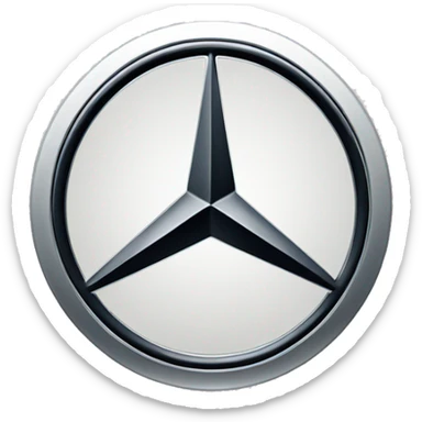 Mercedes benz logo sticker
