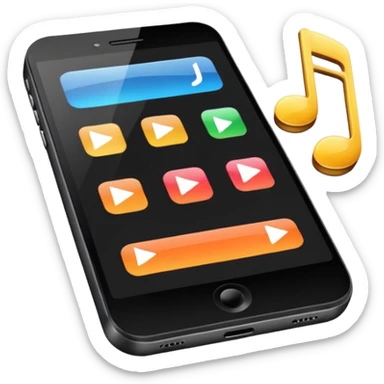 song that plays on repeat on the phone sticker