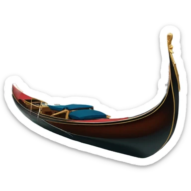 venice gondola sticker