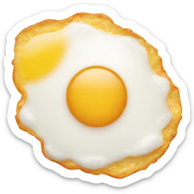 Sunny side up egg sticker