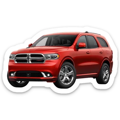Dodge durango rt marrón  sticker