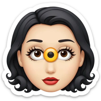 Lash extensions sticker