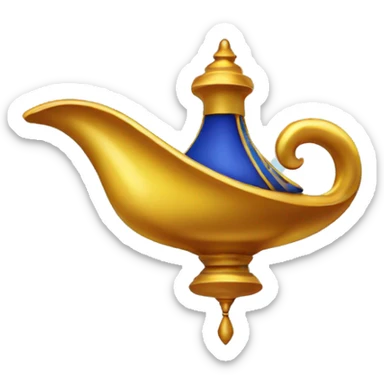 aladdin lamp sticker