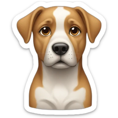 a dog programming sticker