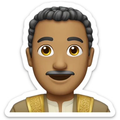 Roi marocain sticker