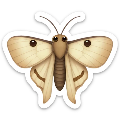 Moth  sticker