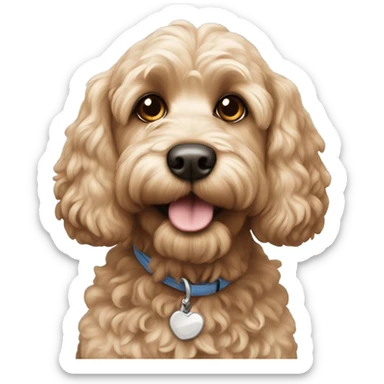 Cockapoo dog sticker