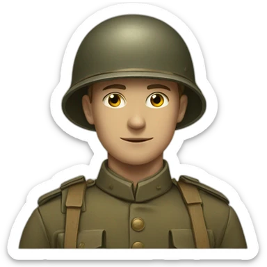 soldier 1918 sticker