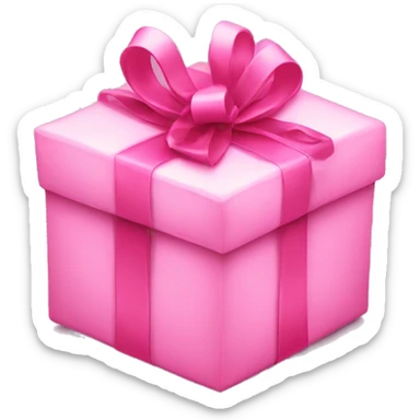Pink gift sticker