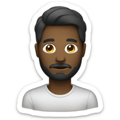 designer with minimal amount of sleep sticker