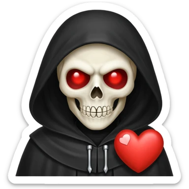 reaper with heart eyes sticker