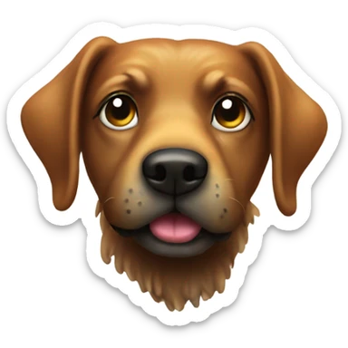 A rainbow dog turd sticker