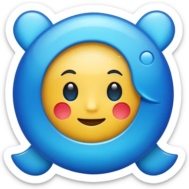I want emojis for NASDAQ future something blue I say and fancy looking NQ1 as emoji? sticker