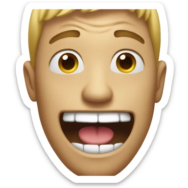 funny face approves sticker