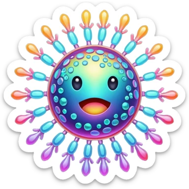 Virus sticker
