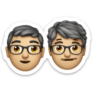 two guys, one is an analytical nerd, other is an arti sticker