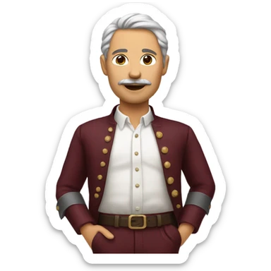 Rouge bordeaux  sticker