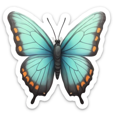 butterfly  sticker