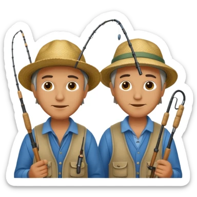 2 pescadores sticker