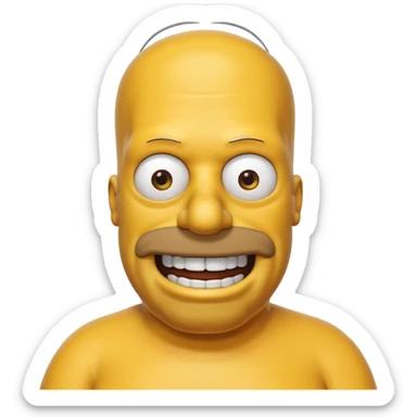 the simpsons, Different every character, only one at a time. sticker