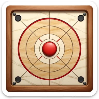 Marble carrom table square sticker