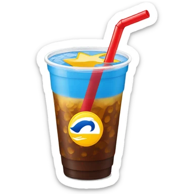 Sonic drink with logo  sticker