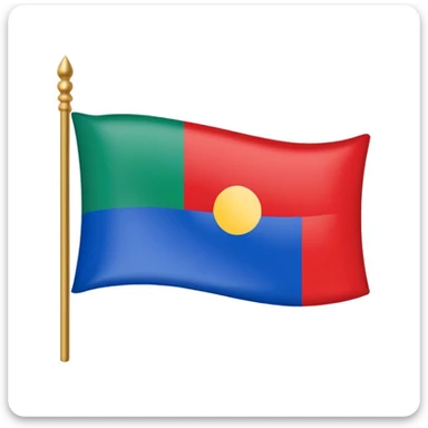 can you make an emoji about the mapuche’s flag sticker