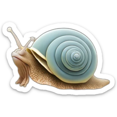 Escargot sans coquille sticker