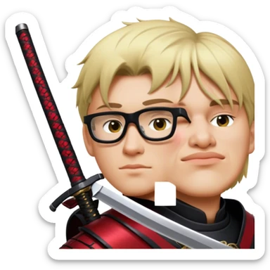 Katana Master sticker