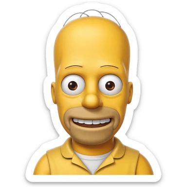 Homer simpson  sticker