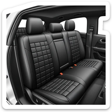 car interior with sound deadening material being installed, soundproofing a vehicle sticker