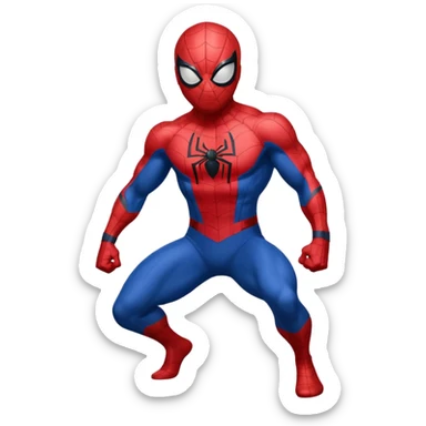 Realistic Spider-Man sticker