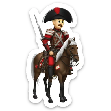 Polish hussar sticker