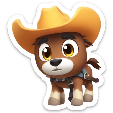 Colt from brawl stars  sticker
