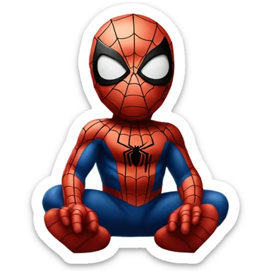baby spiderman  sticker