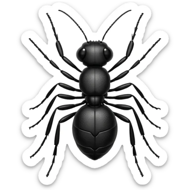 Ant head sticker