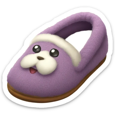 cozy slippers sticker