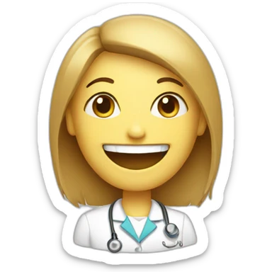 smile dental secretary sticker