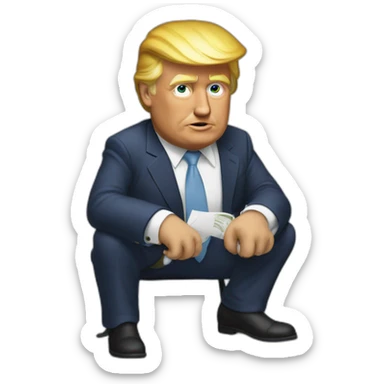 Donal trump sticker